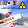 Détecteur de rayonnement nucléaire de type stylo portable portatif Détecteur de rayons β XY radioactif Compteur de dose Geiger Alarme sonore et lumineuse Débit de dose instantané Débit de dose moyen cumulé