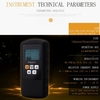 Détecteur de rayonnement nucléaire portable Compteur Geiger Dispositif de détection de rayonnement nucléaire à grand écran numérique X,  r et outil de détection de rayons β durs