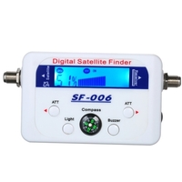 Détecteur de signal satellite numérique Mini Satellite Détecteur de signal satellite numérique avec écran LCD Satfinder numérique avec boussole