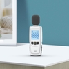 DUKA Decibel Meter Lecteur de niveau sonore numérique Portable Dispositif de mesure du bruit Audio 30-130dBA avec affichage à LED Fonction de maintien des données d