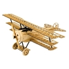 DWH VX11 échelle 1:18 400mm envergure avion 3D Puzzles en bois avion bricolage Fokker-DR1 Triplan modèle Kit avec boîte en bois