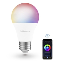 E26 100-130V WiFi ampoule intelligente 9W 810LM RGB + CCT interrupteur de synchronisation de lumière réglable APP télécommande commande vocale
