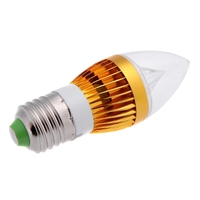 E27 6W LED Ampoule Bougie Lustre Lampe Lumière Forte Puissance AC85-265V