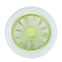 E27 lampe tête plafond double usage ventilateur lampe 3-vitesse réglage petit ventilateur de plafond lumière pour enfants chambre chambre