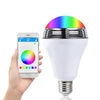 E27 Leds BT Lightbulb Intelligent APP-Télécommande Luminosité et couleur de la lumière Fonction de synchronisation réglable Ampoules de lecture de musique