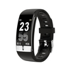 E66 Smart Bracelet Sports Watch 1.08-Inch TFT Single-Touch Screen Temperature/ECG/Heart Rate/Blood Pressure/Sleep Monitor IP68 Waterproof BT4.0 Fitness Tracker Notification/Call/Sedentary Reminder Remote Camera Compatible with Android iOS
