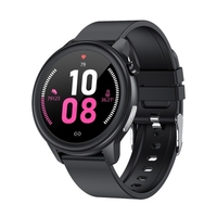 E80 Montre de sport intelligente à écran tactile de 1, 3 pouces avec bracelet intelligent