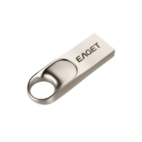 EAGET U2 USB Flash Drive 16GB métal U disque USB2.0 Portable haute vitesse étanche antichoc U disque grande capacité pour PC portable
