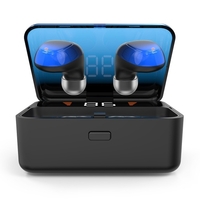 Ecouteurs ES01 TWS True True Earphone IPX5 à commande tactile,  casque de sport étanche avec boîte de chargement pour micro