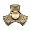 EDC Hand Finger Spinner Spin Metal Fidget Widget ADHD Focus Toy Ultra Durable Bronze Tri-spinner à haute vitesse Tournage 2 à 6 minutes pour les enfants Adultes Soulager l