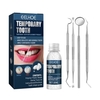 EELHOE 30ml Colle dentaire à dents en forme de dents en forme de colle 4 Outils dentaires Trousse temporaire de dent Difficile à déformer Souris en toute confiance