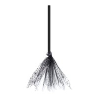Effrayant Halloween Sorcière Balai Effrayant Balai De Sorcière En Plastique Cosplay Sorcières Balai Props pour Halloween Cosplay Faveurs Party Bar Maison Hantée Décoration