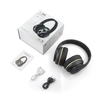 EL528 casque sans fil BT casque stéréo pliable ANC casque sport jeu TF / FM / mode filaire écouteur pour téléphone / ordinateur portable / PC noir et or