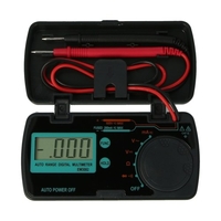 EM3082 Mini multimètre numérique AC DC Volt AMP OHM LCD Voltmètre Mise hors tension automatique des données
