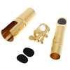 Embouchure de Saxophone/Sax Ténor Jazz En Métal avec Embouchure Patchs Coussins Bouchon Boucle Placage d