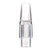 Embouchure transparente pour saxophone alto Embouchure en cristal e-plat Mini Portable pour lecteur de musique débutant