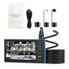 Endoscope à double caméra avec endoscope à écran couleur IPS de 7 pouces avec 6 lumières LED 1080P Photos Vidéos Caméra serpent IP67 Caméra d