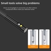 Endoscope à double caméra avec endoscope à écran couleur IPS de 7 pouces avec 6 lumières LED 1080P Photos Vidéos Caméra serpent IP67 Caméra d