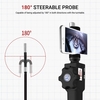 Endoscope de direction multifonctionnel Prise de photos et enregistrement vidéo Endoscope industriel orientable manuel avec tube en forme de serpent de 1 m Lentille de 8, 5 mm pour téléphones mobiles à écran de 3, 5 pouces à 6, 3 pouces