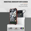 Endoscope industriel 1080P Borescope avec 6 lumières LED Caméra serpent à écran couleur IPS de 4, 5 pouces Caméra d