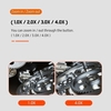 Endoscope industriel 1080P Borescope avec 6 lumières LED Caméra serpent à écran couleur IPS de 4, 5 pouces Caméra d
