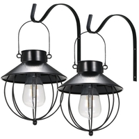 Energy solaire rétro Vintage p-endant h-anging lumière extérieure applique contrôle de la lumière sensible / IP65 résistance à l