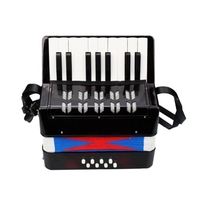Enfants Accordéon 17-Key 8 Bass Mini Accordéon Instrument de musique éducatif pour le cadeau d