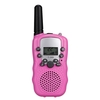 Enfants adultes talkie-walkie 2 voies Radio avec lampe de poche longue portée 0.5W 8 canaux pour les activités de plein air Camping randonnée vélo voyage (une paire)