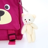 Enfants Cartables Sac à dos Toile Mignon Enfants Maternelle Primaire Schoolbags Bande Dessinée Ours En Peluche Jouets Noir