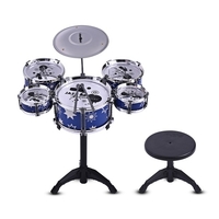 Enfants Enfants Jazz Drum Set Kit Musical Instrument éducatif Jouet