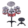 Enfants Enfants Jazz Drum Set Kit Musical Instrument éducatif Jouet