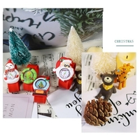 Enfants montre Silicone Slap Bracelet de noël montre-bracelet Quartz dessin animé jouet montres cadeaux pour petits enfants enfants