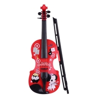 Enfants petit violon avec archet de violon instruments de musique éducatifs amusants jouet de violon électronique