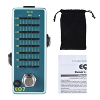 ENO EX EQ7 Égaliseur de guitare Effect Pedal Echo 7 bandes Full Metal Shell True Bypass