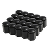 Ensemble de 20Pcs 17mm voiture roue écrou cache-boulons couvercles en plastique