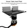 Ensemble de 3 Routeur Table Insert Plaque En Alliage D