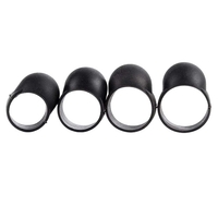 Ensemble de 4 manchons de doigt pour tambours de percussion de tambour de langue en acier