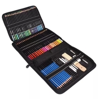 Ensemble de 95 crayons à dessin et croquis professionnels comprenant un croquis au crayon de couleur à l