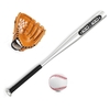 Ensemble de balles de baseball Batte de baseball + gants de baseball + gants de baseball Batte de baseball en alliage d