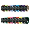 Ensemble de bande de bracelet en silicone de 22 mm (18 pièces / paquet)