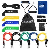 Ensemble de bandes de résistance TOMSHOO 17 pièces