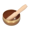 Ensemble de bols chantants tibétains Bol sonore de Bouddha et maillet en bois Bol charka Bol sonore de méditation avec bâton en bois de maillet pour la guérison,  la pleine conscience,  la relaxation,  le yoga