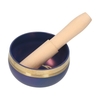 Ensemble de bols chantants tibétains Bol sonore de Bouddha et maillet en bois Bol charka Bol sonore de méditation avec bâton en bois de maillet pour la guérison,  la pleine conscience,  la relaxation,  le yoga