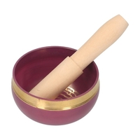 Ensemble de bols chantants tibétains Bol sonore de Bouddha et maillet en bois Bol charka Bol sonore de méditation avec bâton en bois de maillet pour la guérison,  la pleine conscience,  la relaxation,  le yoga