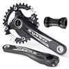Ensemble de bras de manivelle de vélo SWTXO 170mm 104 BCD avec support inférieur et plateau 32T pour vélo de route de VTT 8 9 10 11 12 vitesses