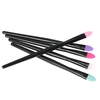 Ensemble de brosse à maquillage en silicone 5pcs Ensemble de brosse à ombre à paupières professionnel Outils cosmétiques faciaux pour femme Blanc