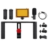 Ensemble de cage à lapins en aluminium PULUZ Mobile Live Set avec mini trépied pour microphone