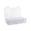 Ensemble de conteneurs de stockage de perles en plastique transparent