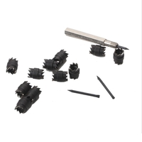 Ensemble de coupeur de soudure par points 13 pièces 3/8 `` outil de foret de dissolvant de coupeur de soudure par points rotatif pour le soudage par points de perceuse électrique