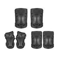Ensemble de genouillères 6 en 1 Kit de protection Genouillères Coudières Protège-poignets Ensemble d